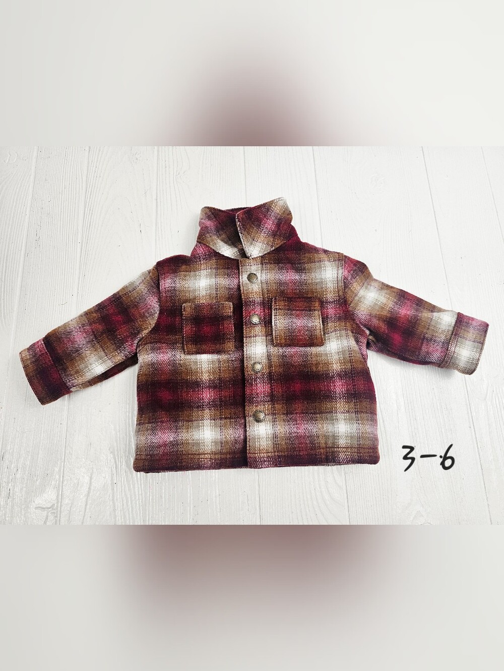 Old Navy Unisex Sherpa-Lined Plaid Shacket